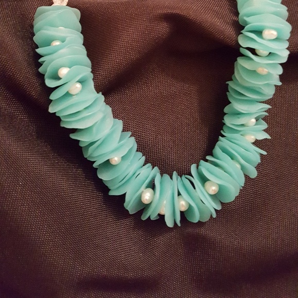 Handmade Polymer Clay Necklace & Earring set - Picture 2 of 4